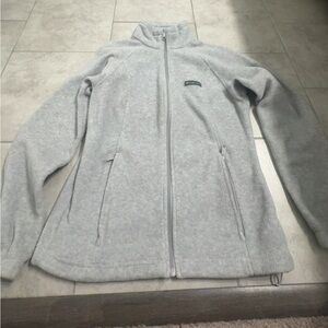 Columbia light Gray Full-Zip Jacket